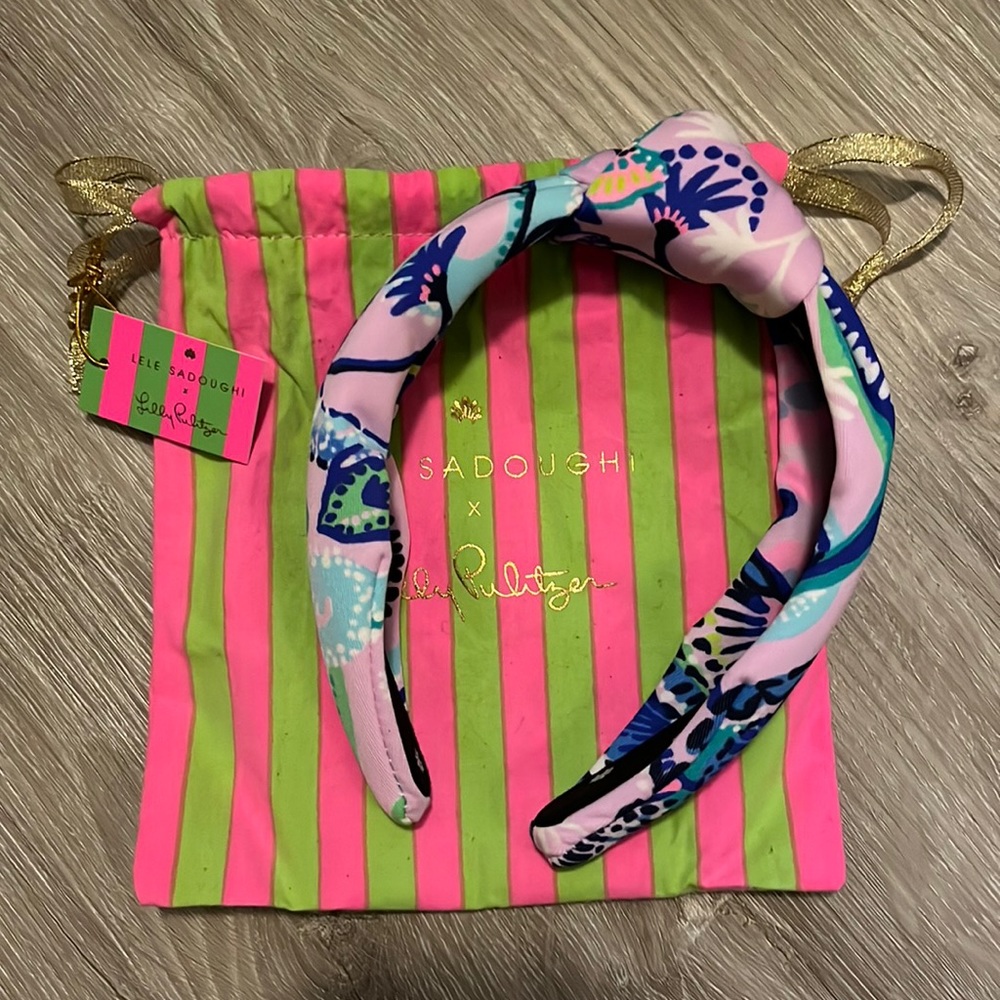 NWT Lele Sadoughi X Lilly Pulitzer headband